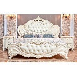 Кровать Элиза Люкс (крем) 1600х2000
