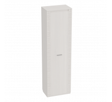 Одностворчатый шкаф с полками для гостиной Элана, цвет Бодега белая Одностворчатый шкаф с полками для гостиной Элана, цвет Бодега белая