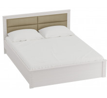 Двуспальная кровать Элана, цвет Бодега белая Двуспальная кровать Элана, цвет Бодега белая