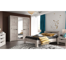 Шкаф для одежды Соренто Дуб стирлинг с раздвижными дверями Шкаф для одежды Соренто Дуб стирлинг с раздвижными дверями