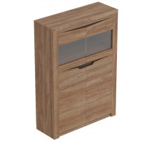 Шкаф-витрина Соренто двухдверный дуб стирлинг Шкаф-витрина Соренто двухдверный дуб стирлинг