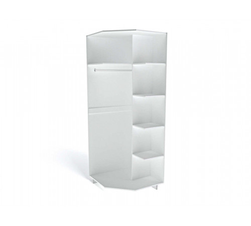 Угловой шкаф для одежды СМ-14 Мале с зеркалом Угловой шкаф для одежды СМ-14 Мале с зеркалом