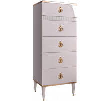 Комод узкий для белья с планкой Rimini Solo РМКМ-2 (s) (слоновая кость) Комод узкий для белья с планкой Rimini Solo РМКМ-2 (s) (слоновая кость)