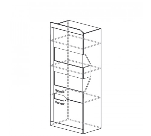 Шкаф витрина Ронда 302 Шкаф витрина Ронда 302